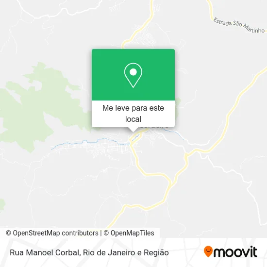 Rua Manoel Corbal mapa