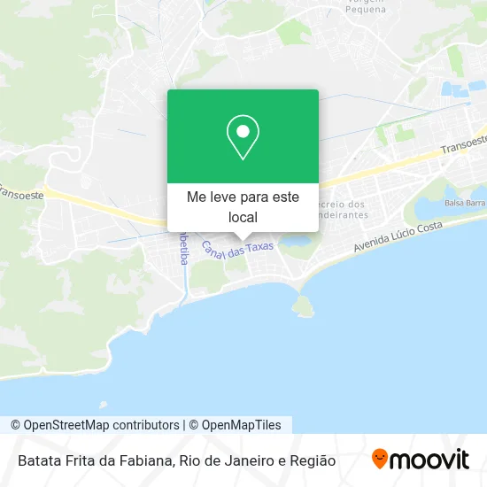Batata Frita da Fabiana mapa
