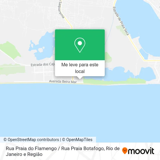 Rua Praia do Flamengo / Rua Praia Botafogo mapa