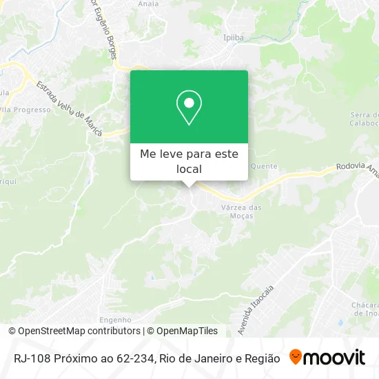 RJ-108 Próximo ao 62-234 mapa