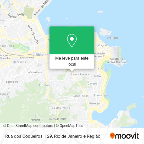 Rua dos Coqueiros, 129 mapa