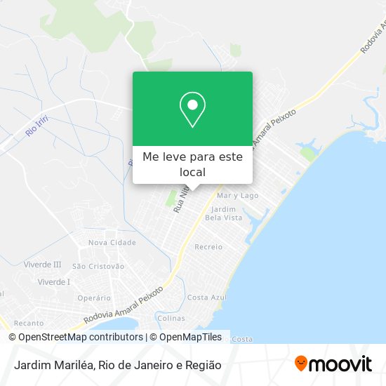 Jardim Mariléa mapa