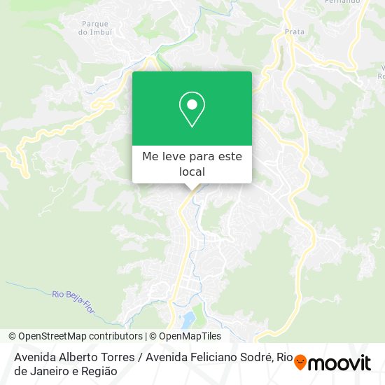 Avenida Alberto Torres / Avenida Feliciano Sodré mapa