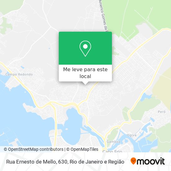 Rua Ernesto de Mello, 630 mapa