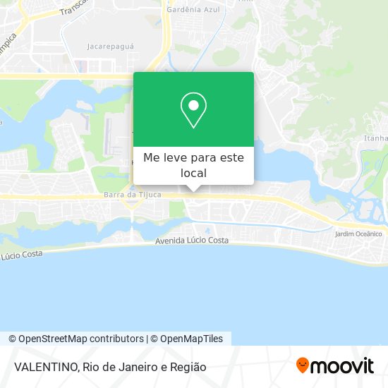 VALENTINO mapa