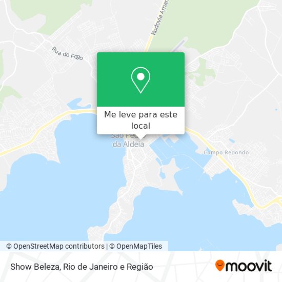 Show Beleza mapa