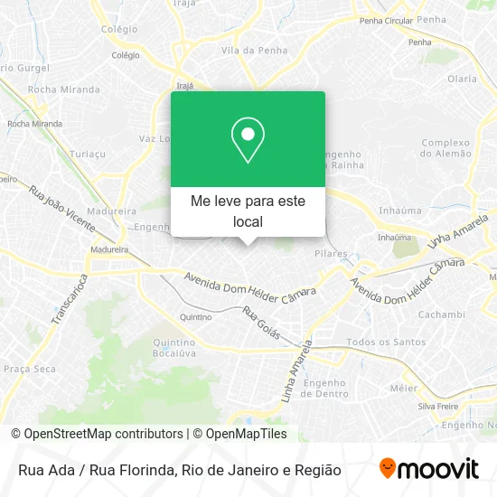 Rua Ada / Rua Florinda mapa
