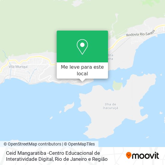 Ceid Mangaratiba -Centro Educacional de Interatividade Digital mapa