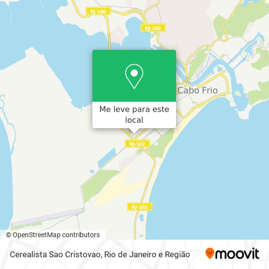 Cerealista Sao Cristovao mapa