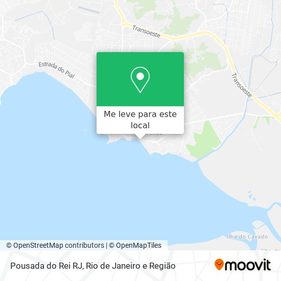 Pousada do Rei RJ mapa