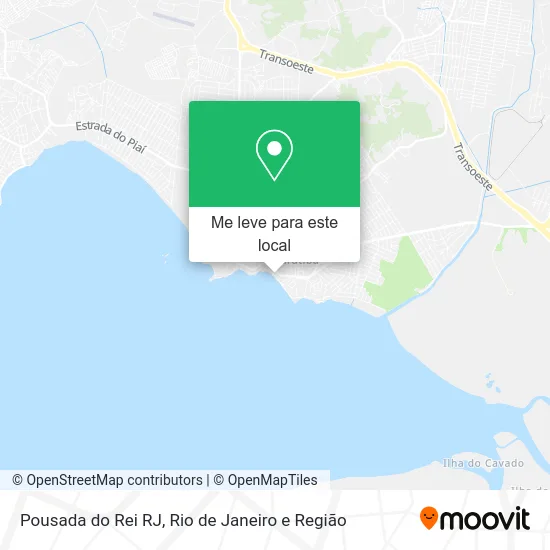Pousada do Rei RJ mapa