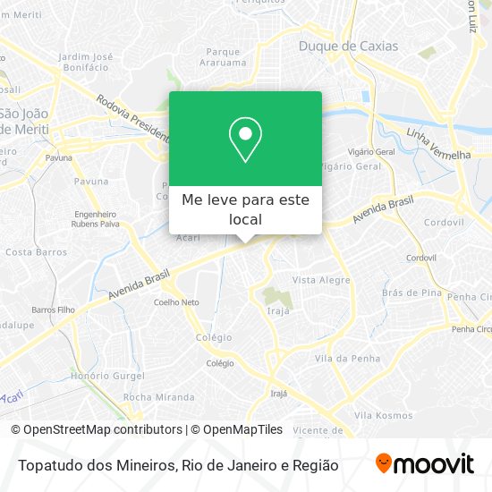 Topatudo dos Mineiros mapa