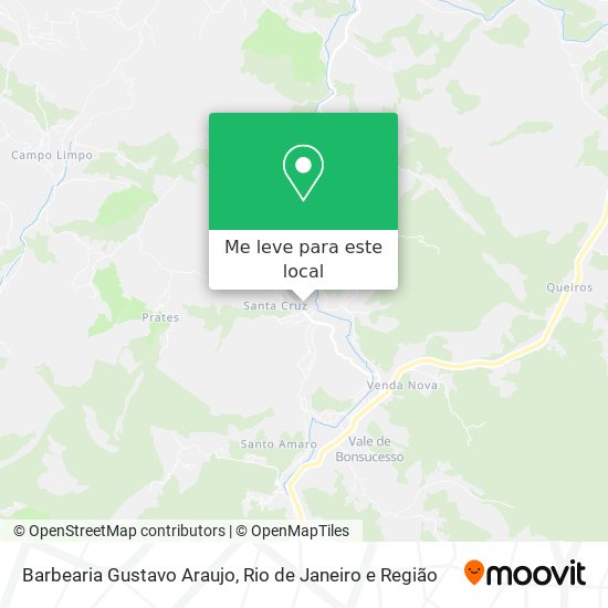 Barbearia Gustavo Araujo mapa