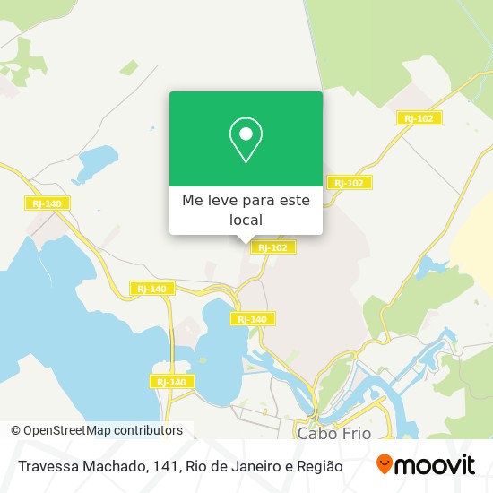Travessa Machado, 141 mapa