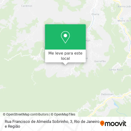 Rua Francisco de Almeida Sobrinho, 3 mapa
