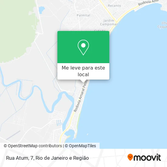 Rua Atum, 7 mapa