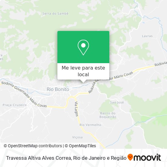 Travessa Altiva Alves Correa mapa