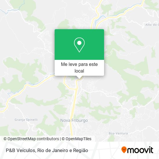 P&B Veículos mapa
