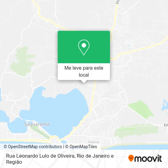 Rua Leonardo Lulo de Oliveira mapa