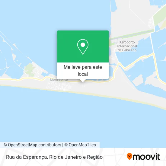 Rua da Esperança mapa