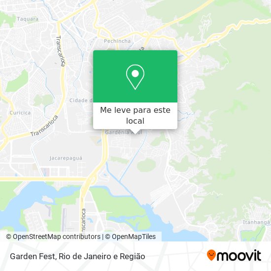 Garden Fest mapa
