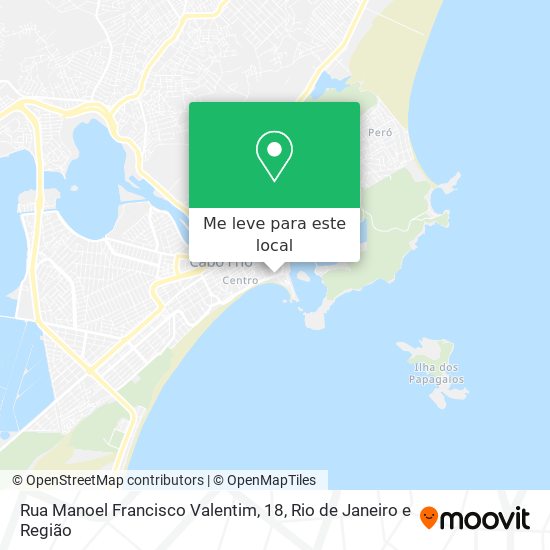 Rua Manoel Francisco Valentim, 18 mapa