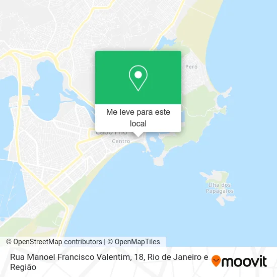 Rua Manoel Francisco Valentim, 18 mapa