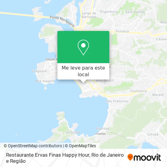 Restaurante Ervas Finas Happy Hour mapa