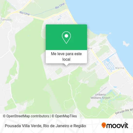Pousada Villa Verde mapa