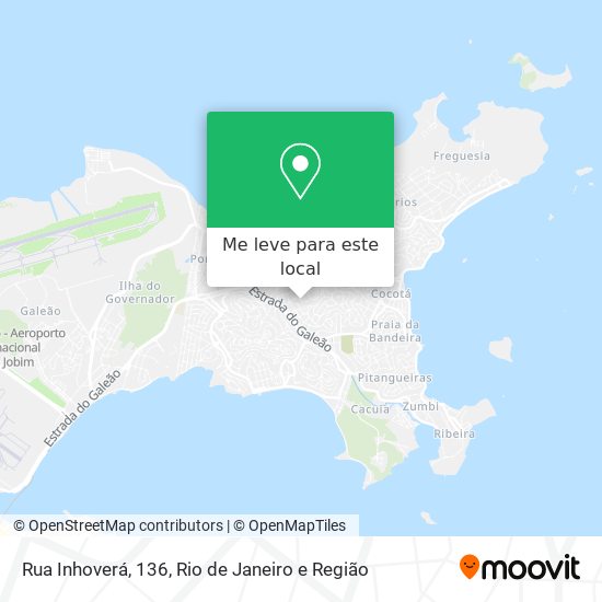 Rua Inhoverá, 136 mapa