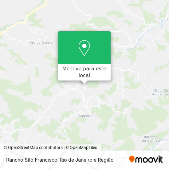 Rancho São Francisco mapa