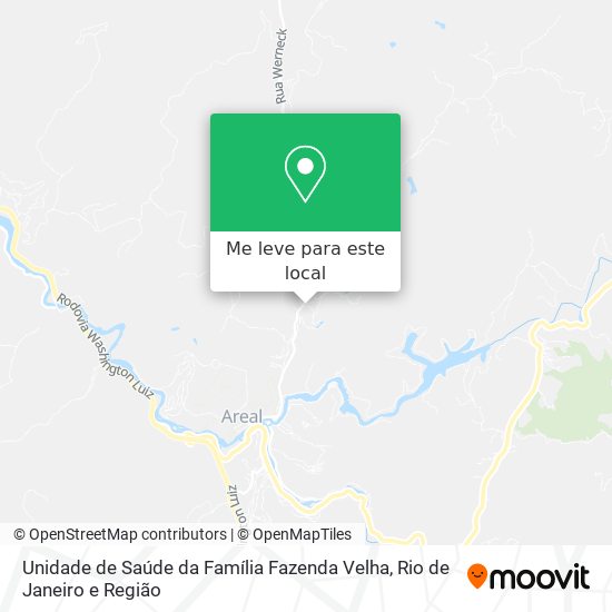 Unidade de Saúde da Família Fazenda Velha mapa