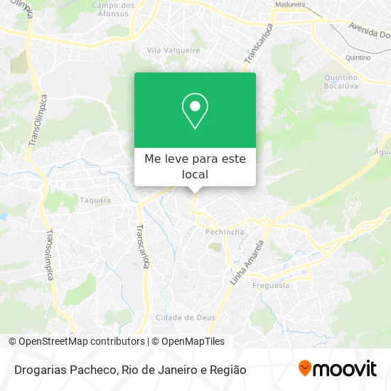 Drogarias Pacheco mapa