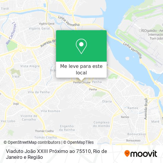 Viaduto João XXIII Próximo ao 75510 mapa