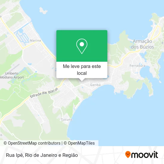 Rua Ipê mapa