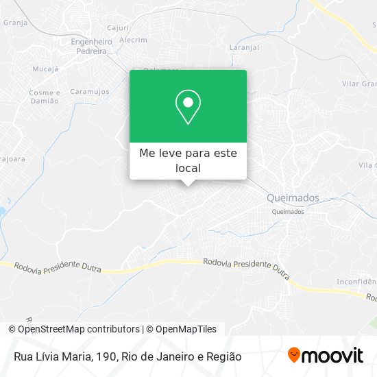Rua Lívia Maria, 190 mapa