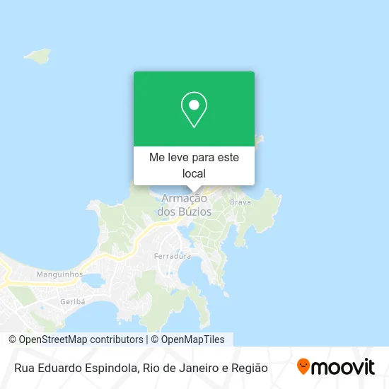 Rua Eduardo Espindola mapa