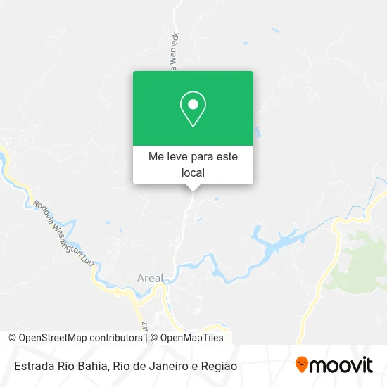 Estrada Rio Bahia mapa
