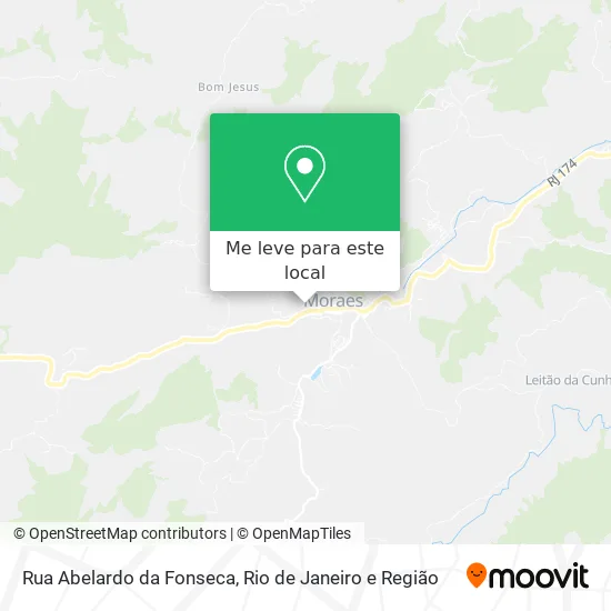 Rua Abelardo da Fonseca mapa