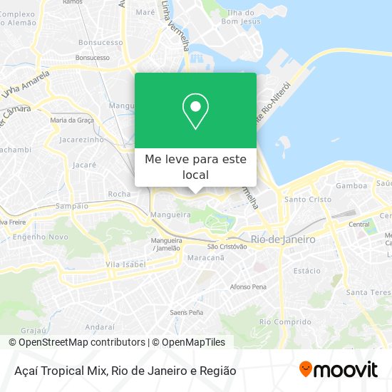 Açaí Tropical Mix mapa
