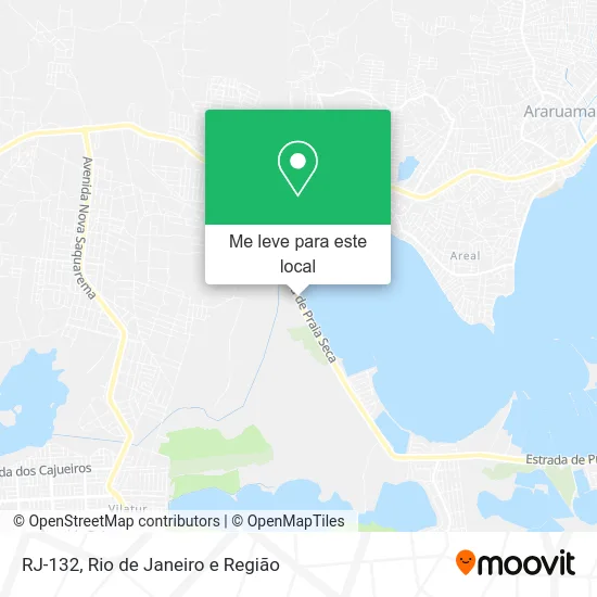 RJ-132 mapa