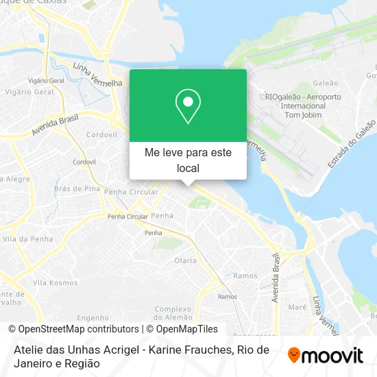 Atelie das Unhas Acrigel - Karine Frauches mapa
