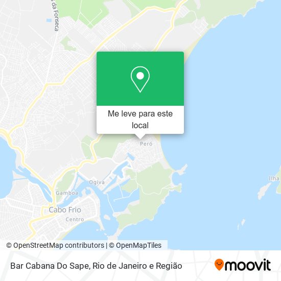 Bar Cabana Do Sape mapa