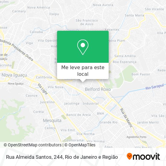 Rua Almeida Santos, 244 mapa