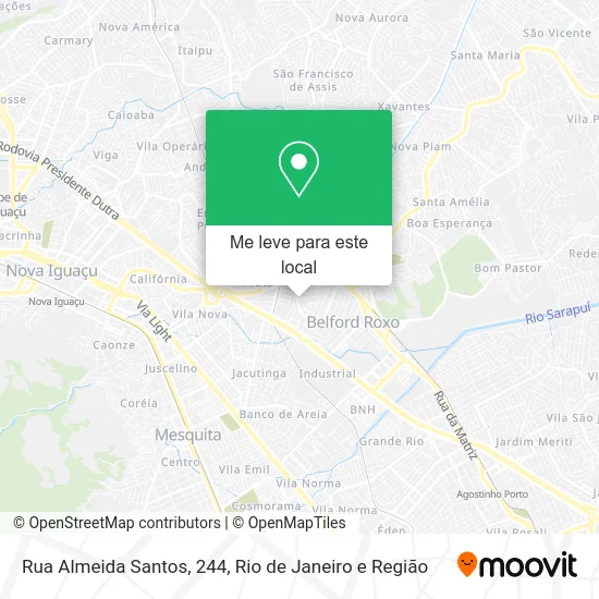Rua Almeida Santos, 244 mapa