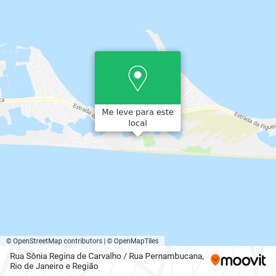 Rua Sônia Regina de Carvalho / Rua Pernambucana mapa