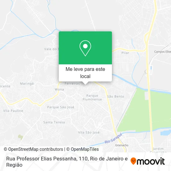 Rua Professor Elias Pessanha, 110 mapa