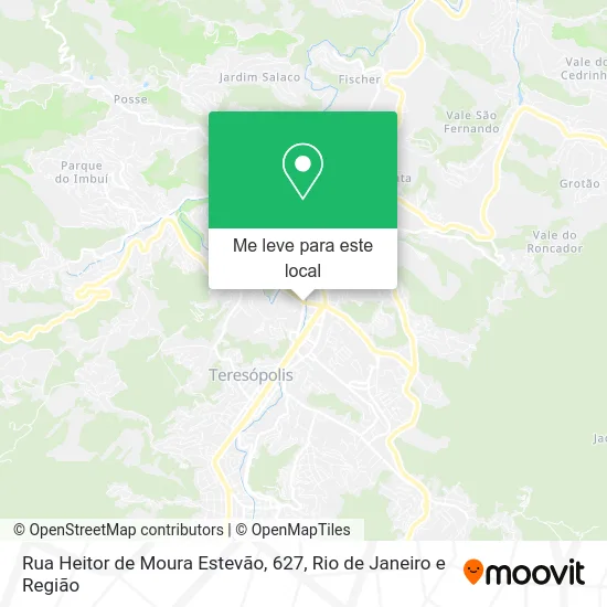 Rua Heitor de Moura Estevão, 627 mapa