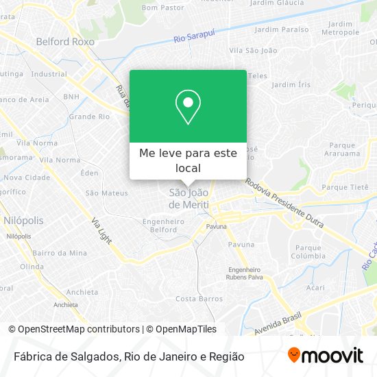Fábrica de Salgados mapa