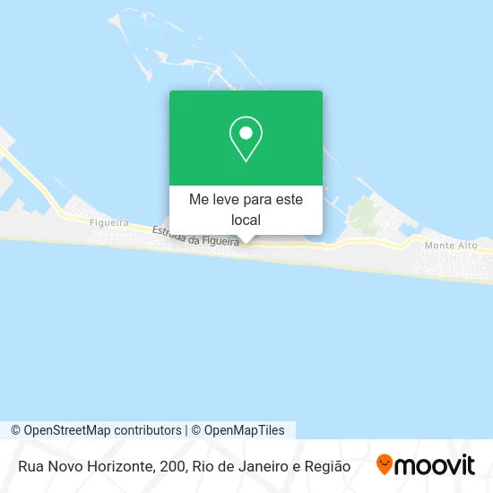 Rua Novo Horizonte, 200 mapa